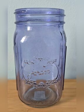 Jardin Purple Tinted Mason Jar